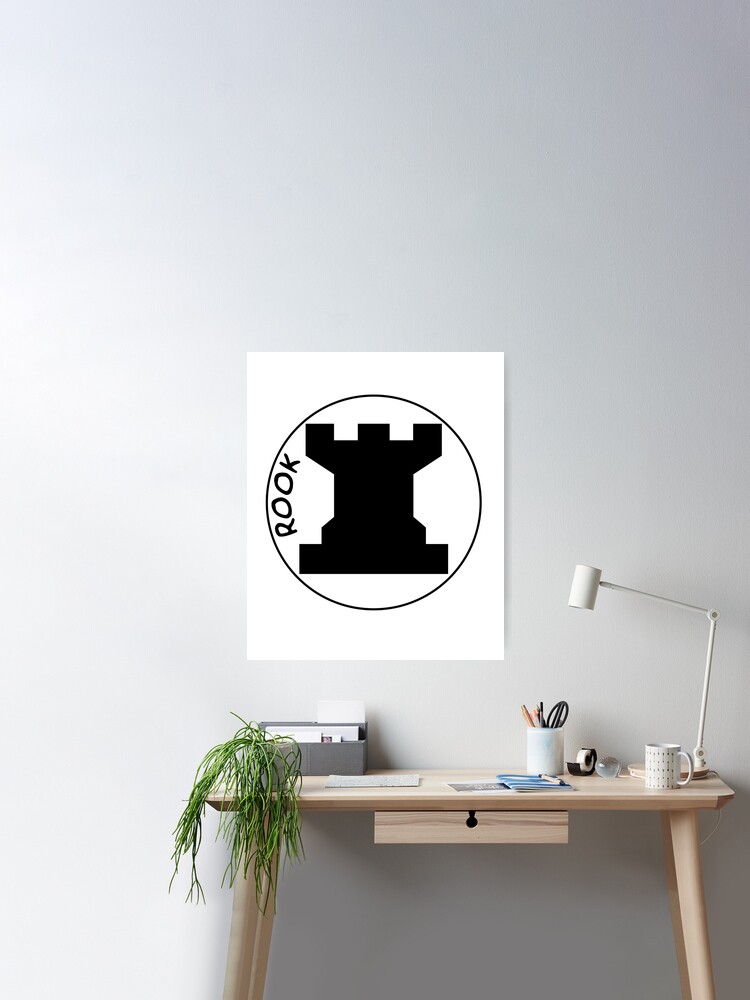 Rook Chess Piece. Black Castle Figure. G Graphic by microvectorone ·  Creative Fabrica