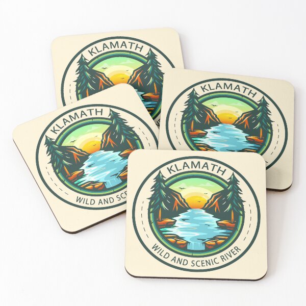 Item preview, Klamath Wild and Scenic River Badge designed and sold by KrisSidDesigns.