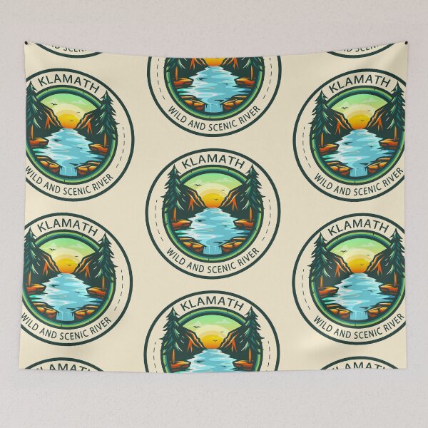Item preview, Klamath Wild and Scenic River Badge designed and sold by KrisSidDesigns.