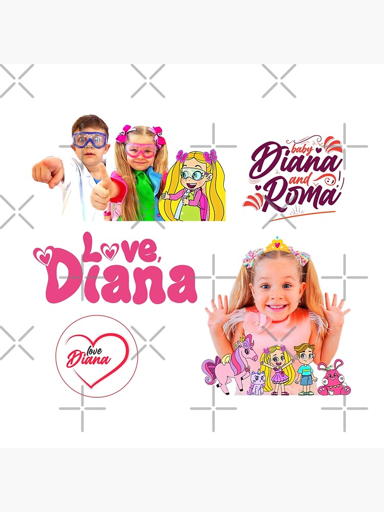 Póster for Sale con la obra «superventas The Kids Diana Show, Diana, Kids  Diana Show, Cute Love Diana» de Amelia-Nina