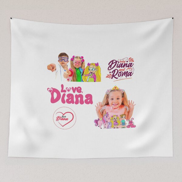 Item preview, best selling The Kids Diana Show, Diana,Kids Diana Show , Cute Love Diana pack designed and sold by Amelia-Nina.