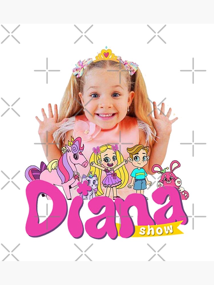 best selling The Kids Diana Show, Diana,Kids Diana Show , Cute Love Diana |  Sticker