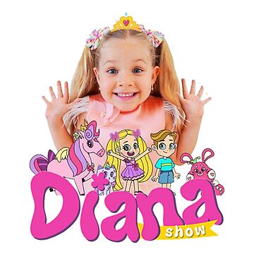 best selling The Kids Diana Show, Diana,Kids Diana Show , Cute Love Diana  Sticker for Sale by Amelia-Nina
