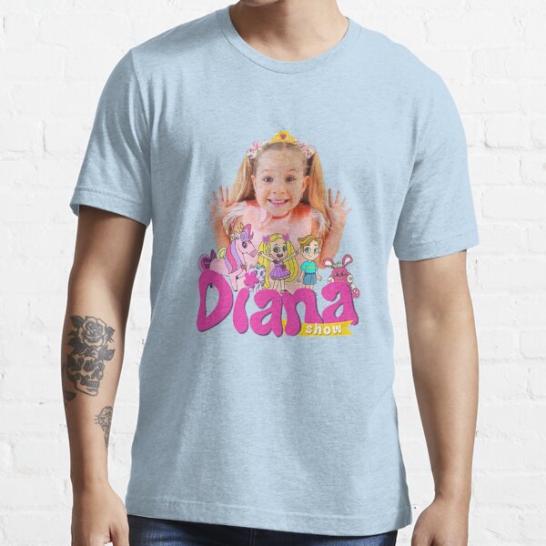 best selling The Kids Diana Show, Diana,Kids Diana Show , Cute Love Diana  pack Essential T-Shirt for Sale by Amelia-Nina