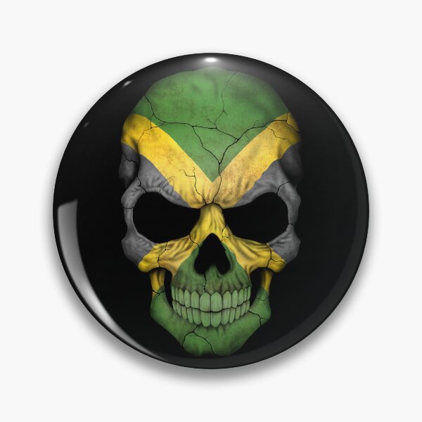 Item preview, Jamaican Flag Skull designed and sold by JeffBartels.