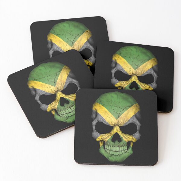 Item preview, Jamaican Flag Skull designed and sold by JeffBartels.