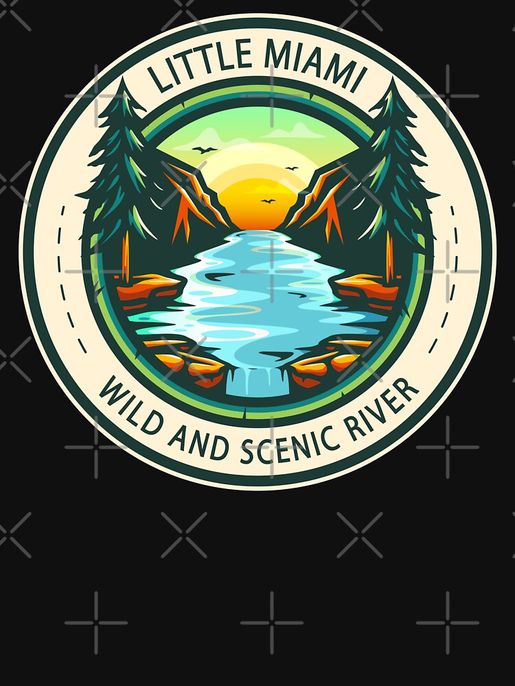 Little Miami Wild and Scenic River Badge | Kids T-Shirt