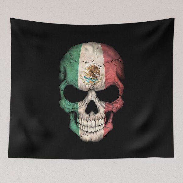 Item preview, Mexican Flag Skull designed and sold by JeffBartels.