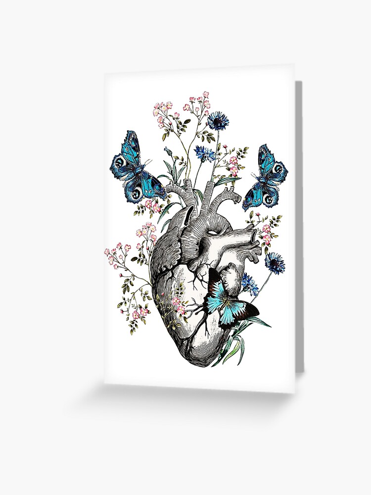 Anatomical heart - Art is Heart Stationery Cards by