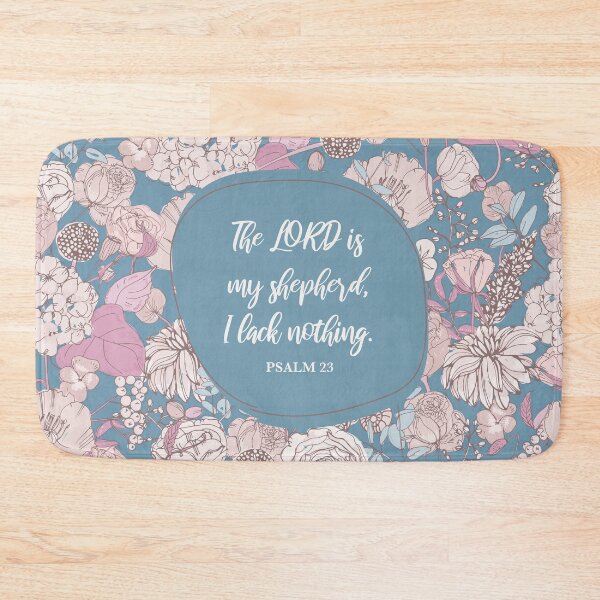 Item preview, Psalm 23, The Lord is my Shepherd - Bible Scripture designed and sold by StudioCitrine.