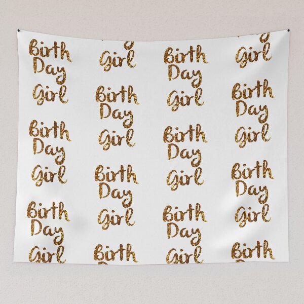 Item preview, golden Birthday grils shirt designed and sold by bestdesign4u.