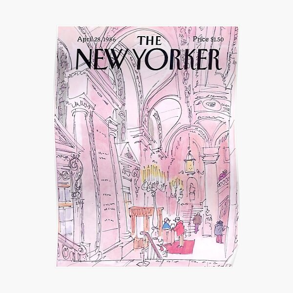 La couverture du New Yorker Poster Poster