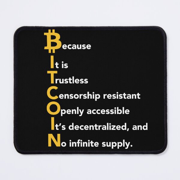 Item preview, Bitcoin because: Crypto Cryptocurrency BTC benefits designed and sold by avataraustin.