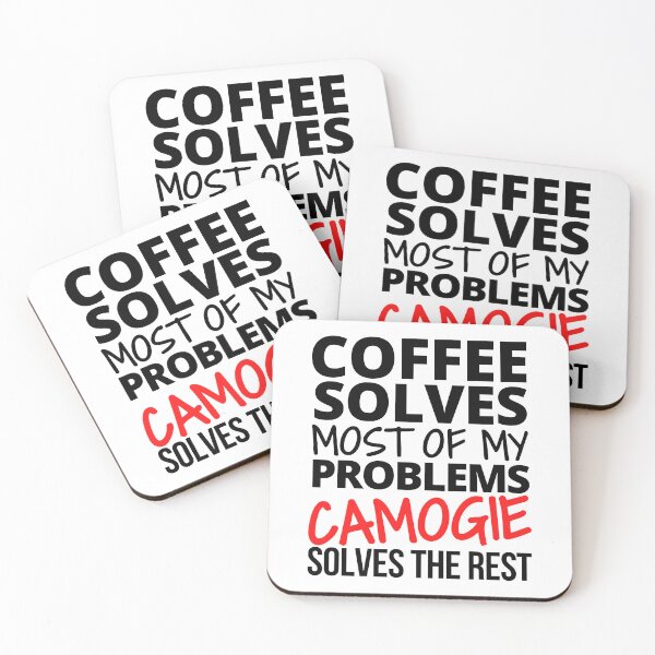 Artikelvorschau, Kaffee löst die meisten meiner Probleme. Camogie löst den Rest. entworfen und verkauft von TheGreenGoat.