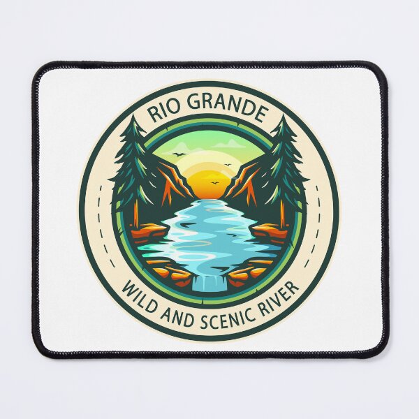 Item preview, Rio Grande Wild and Scenic River Badge designed and sold by KrisSidDesigns.