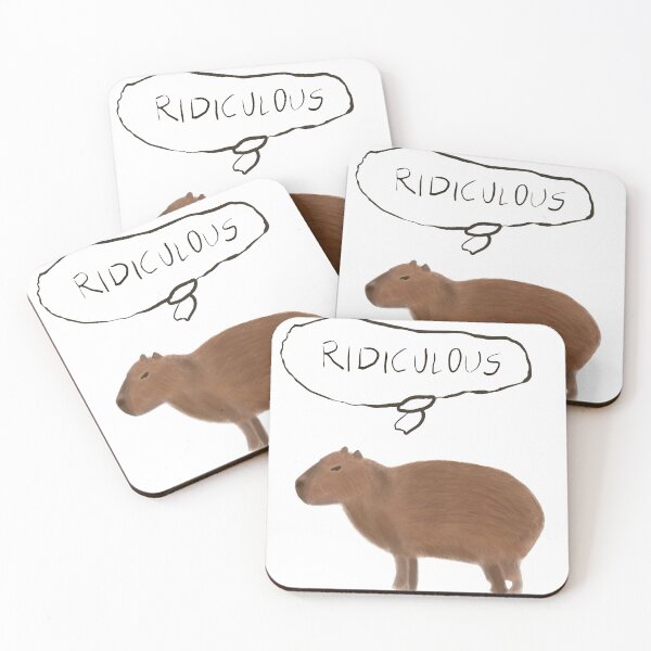 Item preview, Thoughtful capybara designed and sold by Tweeting.