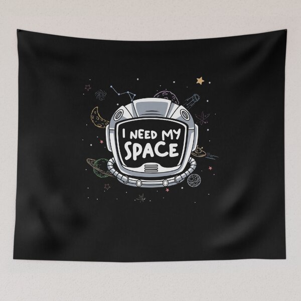 Item preview, Astronaut Space I Need Space Space Travel Gift Outer Space designed and sold by Lenny Stahl.