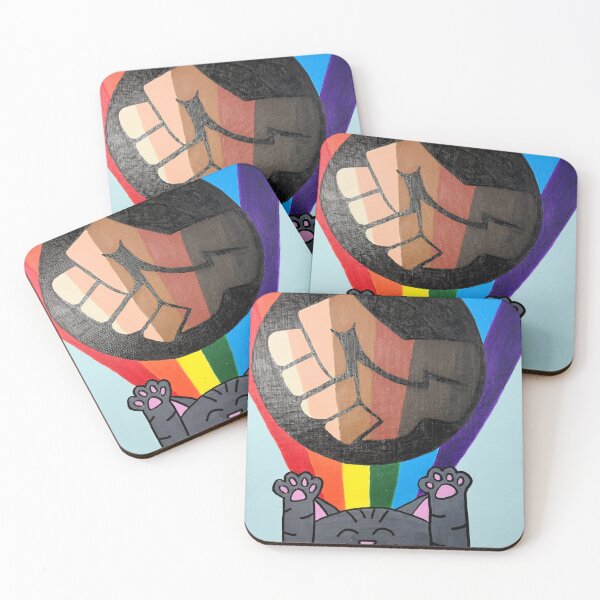 Item preview, Pride Slide - BLM Pride Kitty designed and sold by ChaoticResolve.