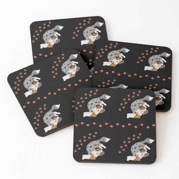 Item preview, Australian shepherd dog cute pattern designed and sold by Maful.