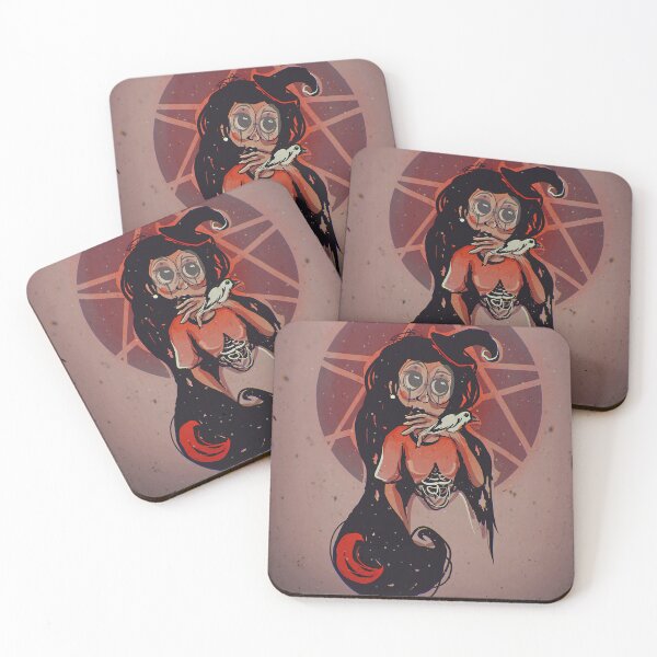 Item preview, Little pink witch designed and sold by malabarphique.