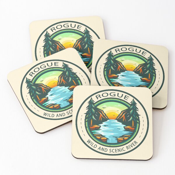 Item preview, Rogue Wild and Scenic River Badge designed and sold by KrisSidDesigns.