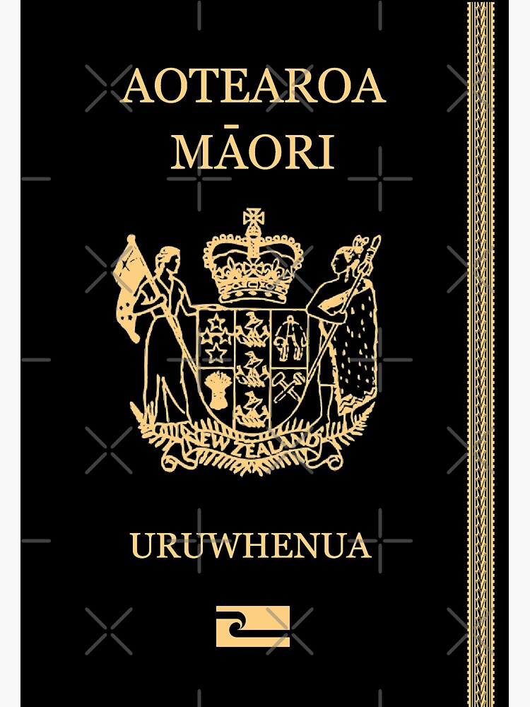 Maori New Zealand Passport Sticker By Hakvs Redbubble 6853