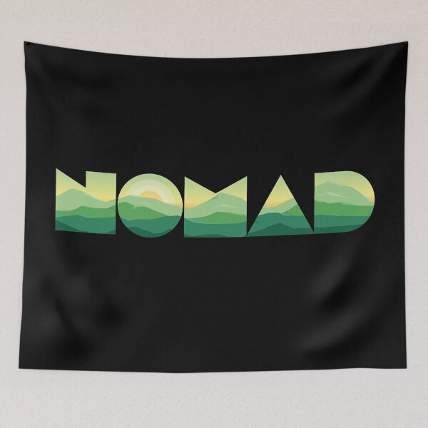 Item preview, NOMAD Hiking Mountain Design designed and sold by blackdogshop.