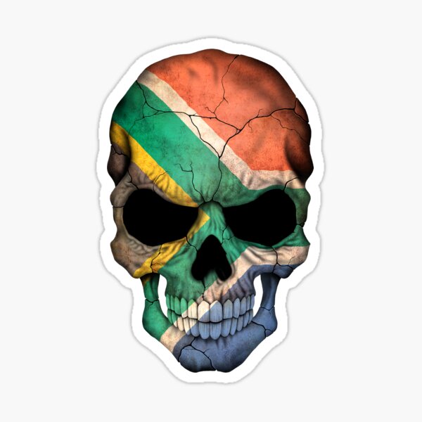Item preview, South African Flag Skull designed and sold by JeffBartels.