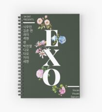 Floral EXO Spiral Notebook