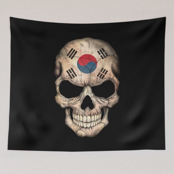 Item preview, South Korean Flag Skull designed and sold by JeffBartels.