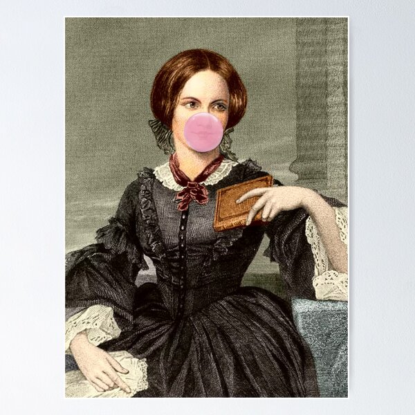 Item preview, Bubble Gum Charlotte Brontë designed and sold by indiebookster.