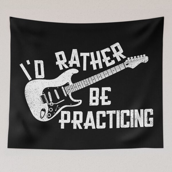 Item preview, I'd Rather Be Practicing - Guitar designed and sold by bloody-L.