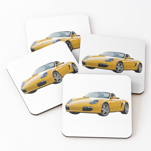 Item preview, Yellow Porsche 987 Boxster Designs designed and sold by Pure9Design.