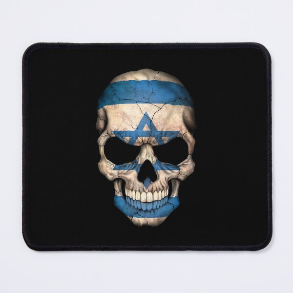 Item preview, Israeli Flag Skull designed and sold by JeffBartels.