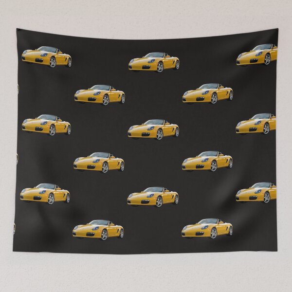 Item preview, Yellow Porsche 987 Boxster Designs designed and sold by Pure9Design.