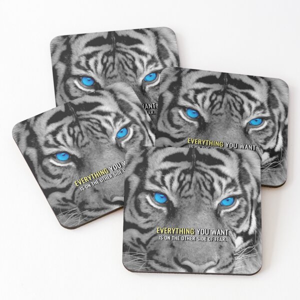 Item preview, Tiger Motivation - On the Other Side of Fear designed and sold by hiunlimit.