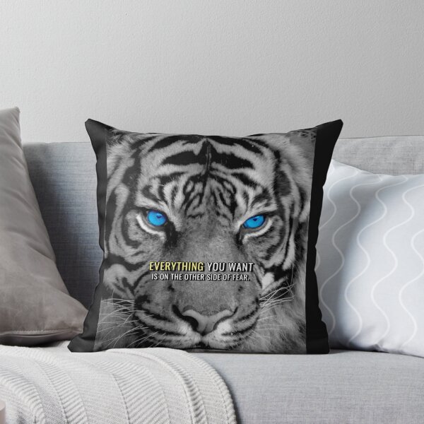 Item preview, Tiger Motivation - On the Other Side of Fear designed and sold by hiunlimit.