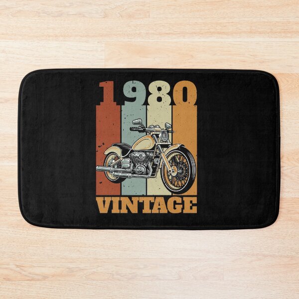 Item preview, Born in 1980 Vintage Motorcycle Gift Biker Motorcyclist designed and sold by Lenny Stahl.