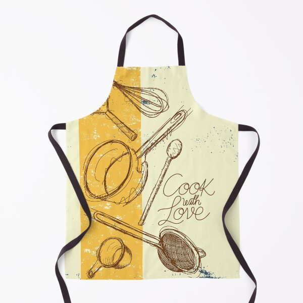 Item preview, Cook with love - apron designed and sold by thuphan.
