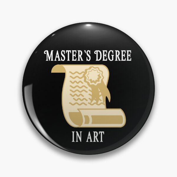 Item preview, Masters Degree in Art - College - University - Graduation - Graduatees designed and sold by GraduaTees.
