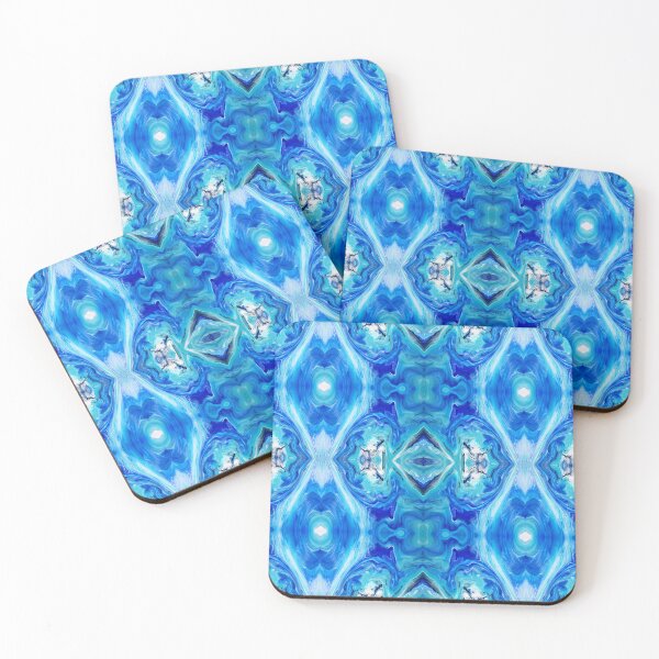 Item preview, Blue, Turquoise, Navy, and White Painting designed and sold by Creative-Voyage.