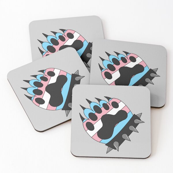 Item preview, Trans Pride Punk Paw- Bear designed and sold by JinxyZilla.