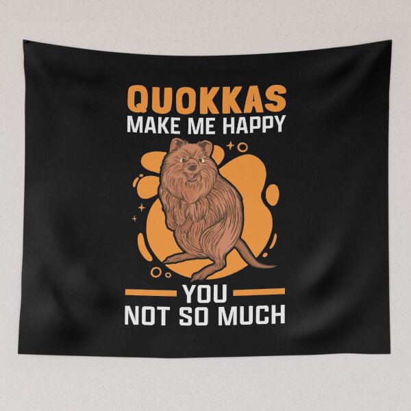 Item preview, Quokkas make happy marsupial Quokka designed and sold by madgrfx.