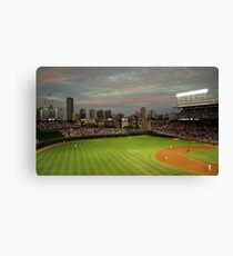 Wrigley Field at Dusk Canvas Print