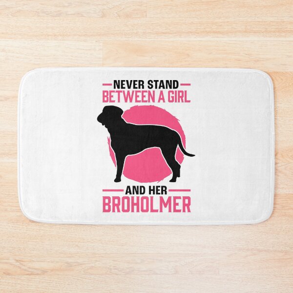 Item preview, Girl with Broholmer Old Danish Dog designed and sold by madgrfx.