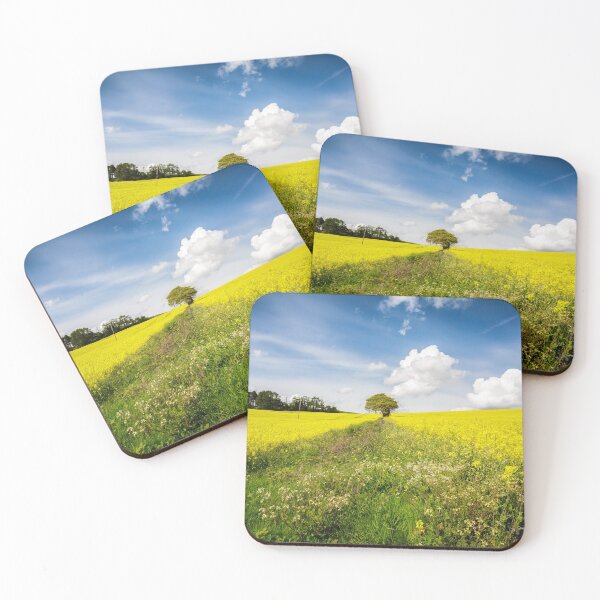 Item preview, Tree in Oilseed Rape Field designed and sold by heidipics.