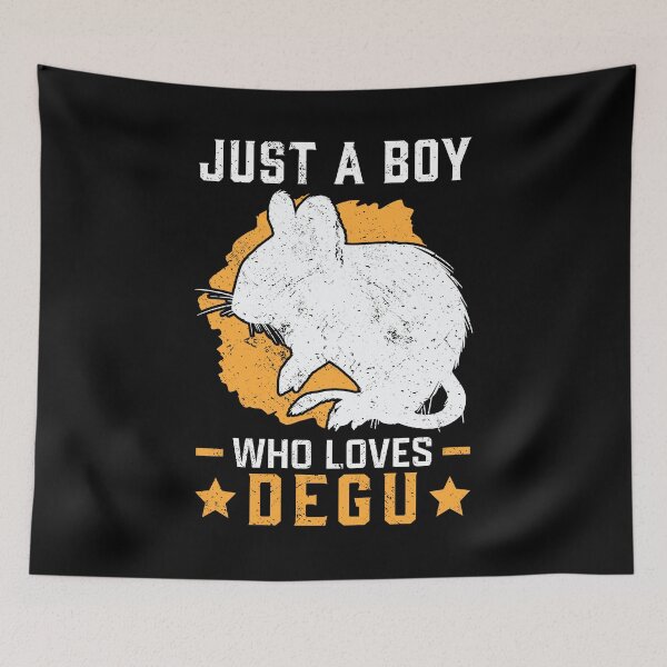 Item preview, Boy the degus loves Chilean rodent degu designed and sold by madgrfx.