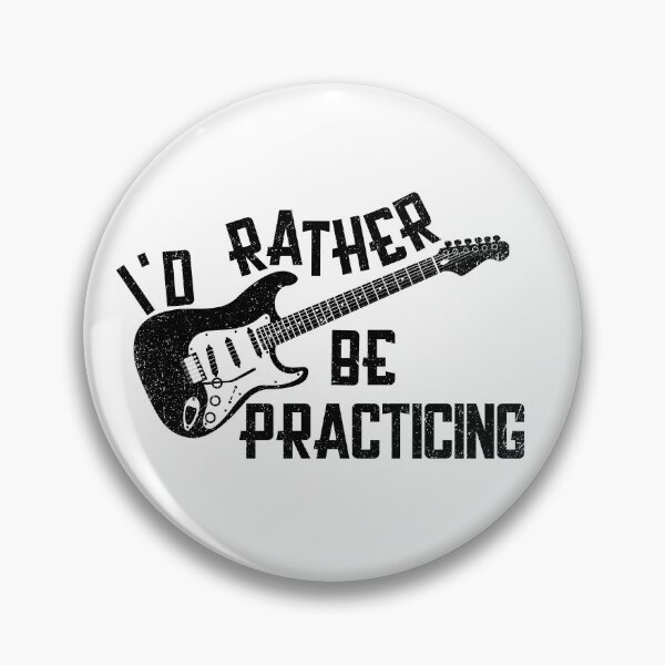 Item preview, I'd Rather Be Practicing - Guitar designed and sold by bloody-L.