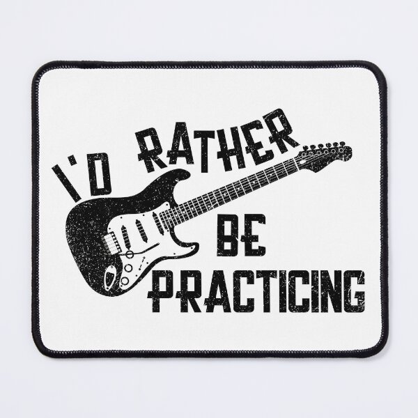 Item preview, I'd Rather Be Practicing - Guitar designed and sold by bloody-L.