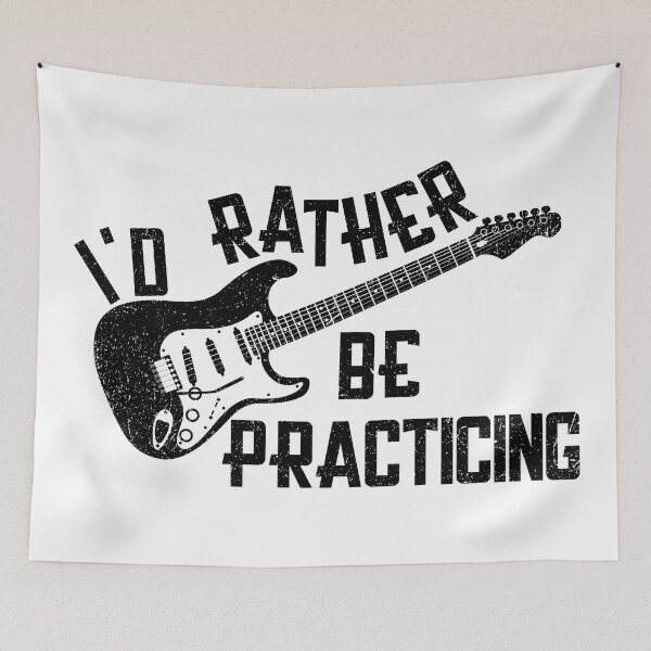 Item preview, I'd Rather Be Practicing - Guitar designed and sold by bloody-L.